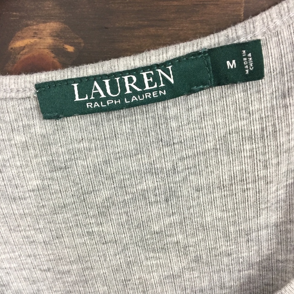 L Ralph‎ Lauren | Ribbed Embroidered Button Down - Picture 7 of 7